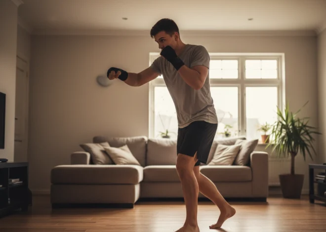 Trening bokserskih udaraca kod kuće: program bez opreme