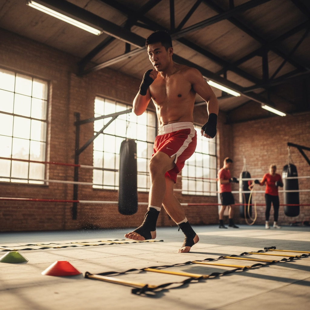 Rad nogu boks: vježbe za brzinu i balans