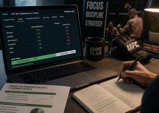 Praktičan vodič za praćenje kvota i javnog uloga pri klađenju na MMA