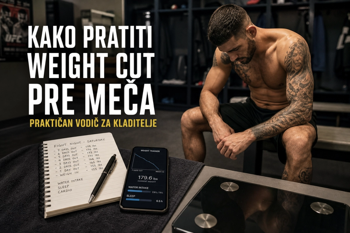 Kako pratiti weight cut pre meča — praktičan vodič za kladitelje