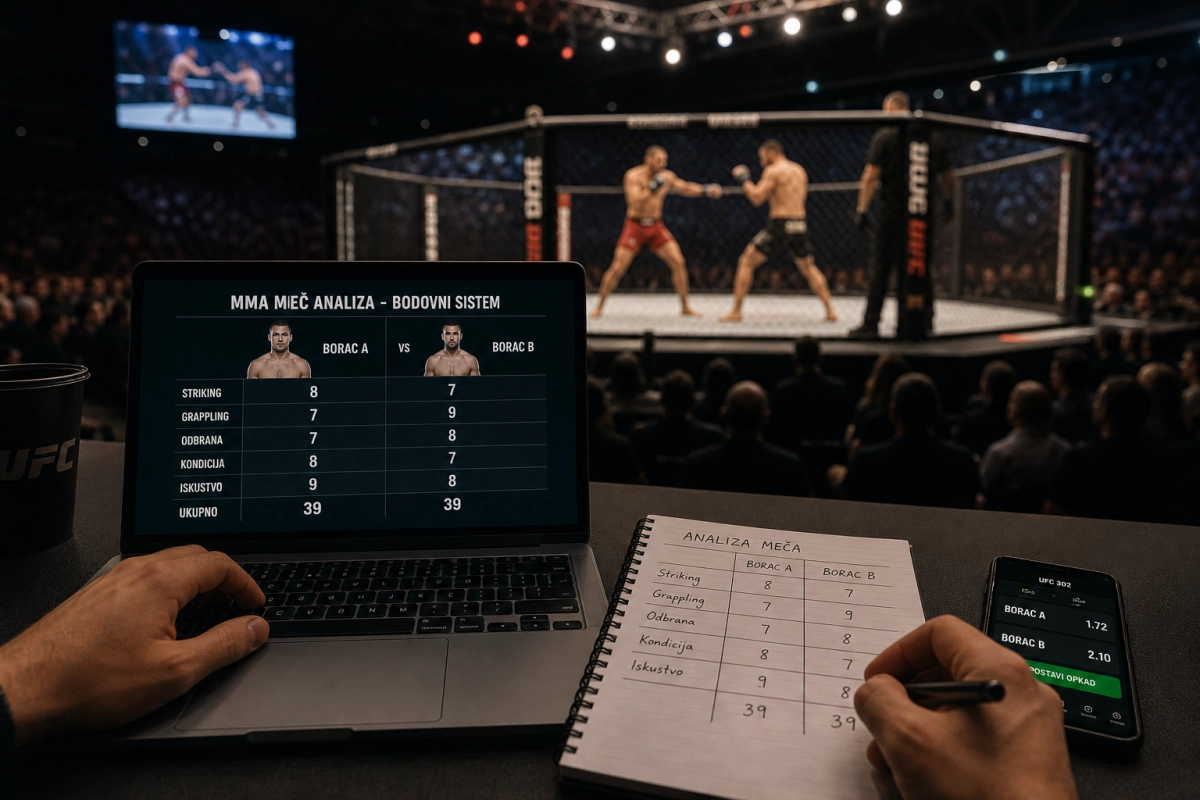 Praktičan vodič za klađenje na MMA: jednostavan bodovni sistem za analizu mečeva