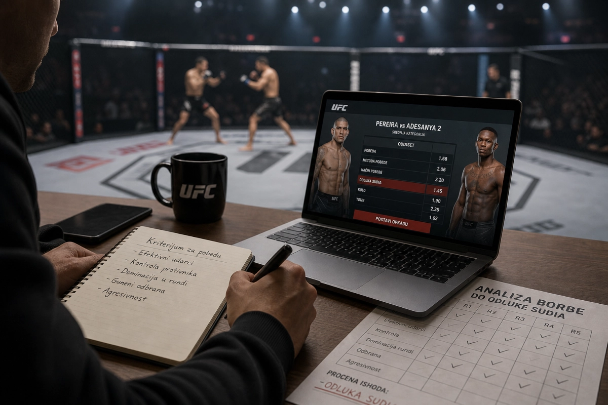 Klađenje na UFC: vodič za analizu borbe do odluke sudija